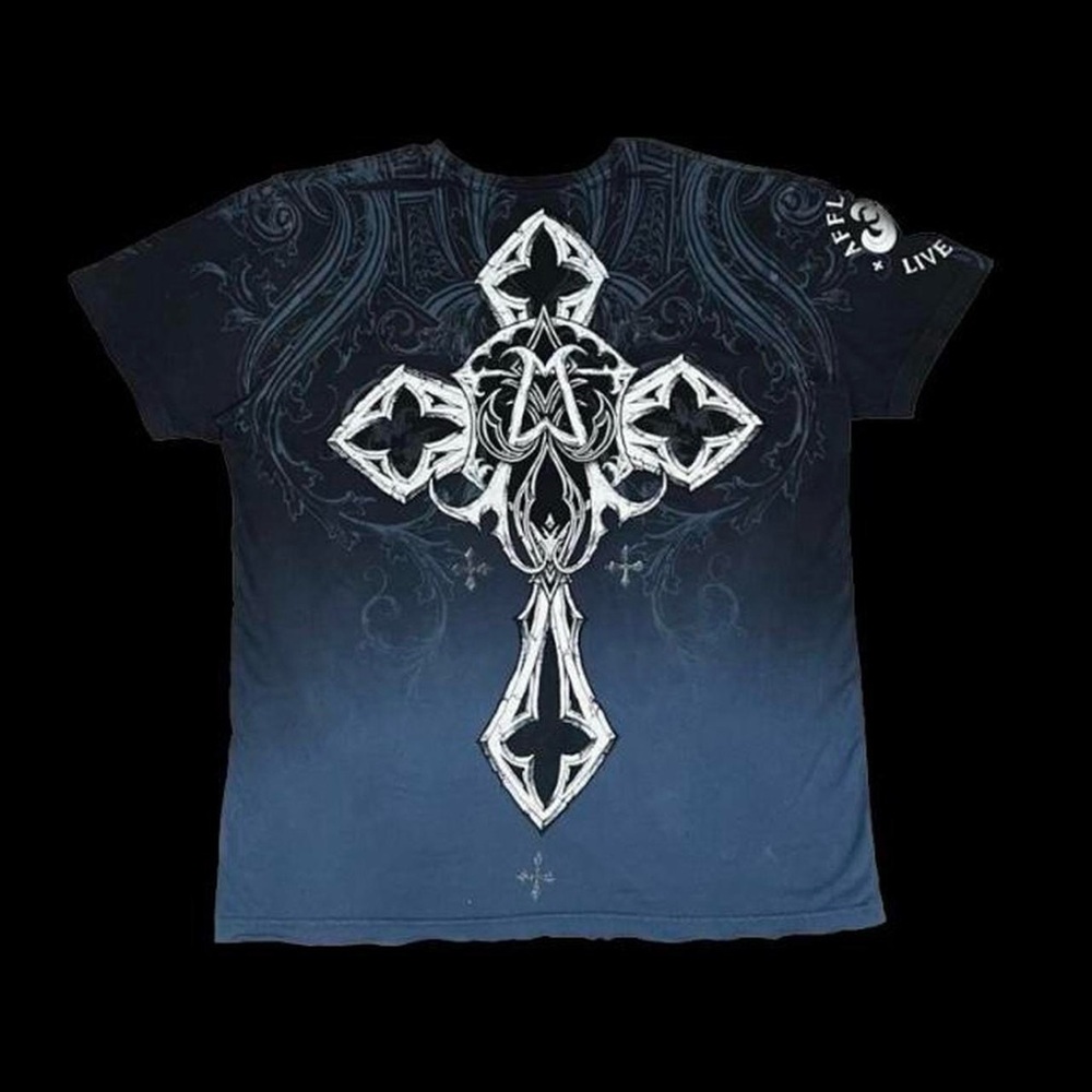Affliction Cross tee